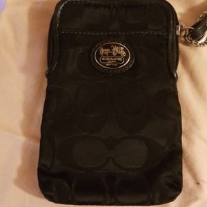 COACH Cell Phone Wristlet.